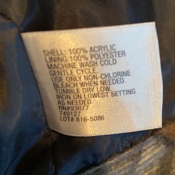 Worthington Double Breasted Plaid Cropped Jacket Size Large - Picture 12 of 16